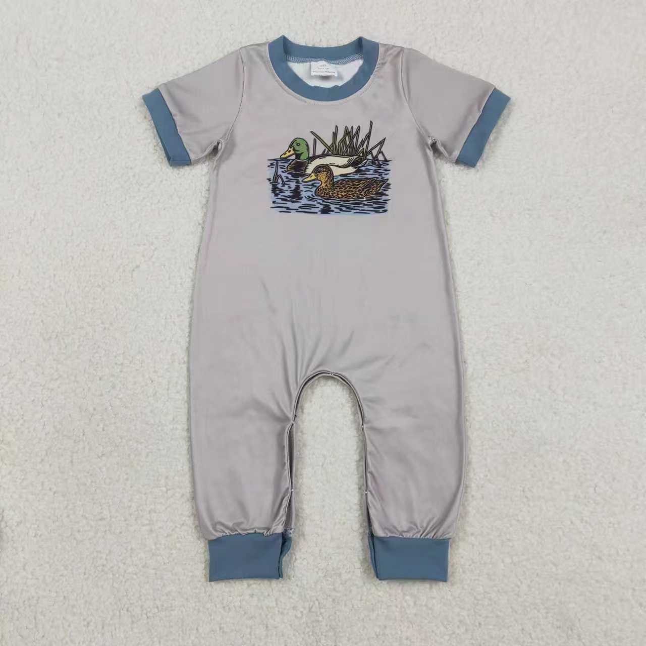 Dog duck design toddle baby summer romper