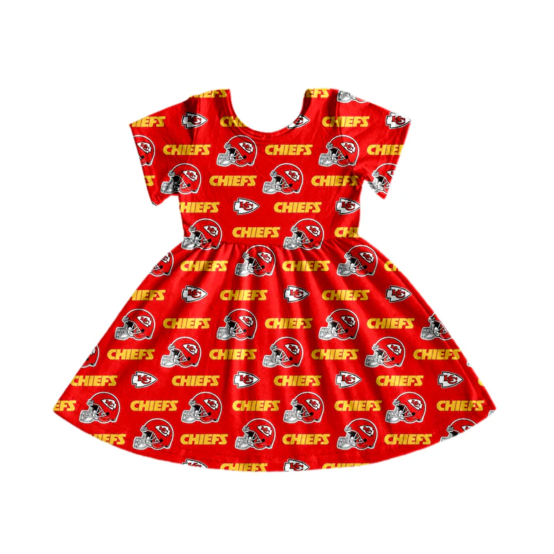 toddle girls short sleeve team dress