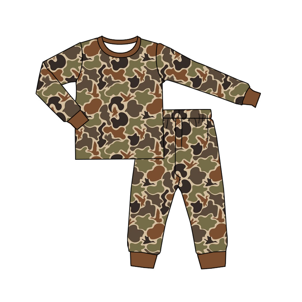 baby boy mallard duck long sleeve camo clothes