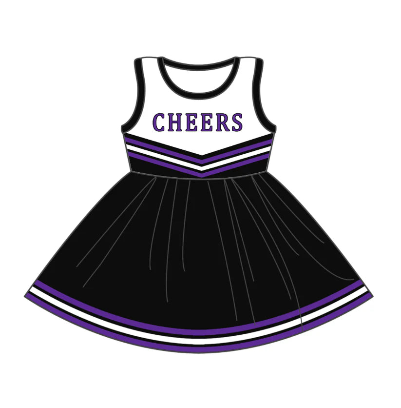 Toddle girls wholesale custom team design dress