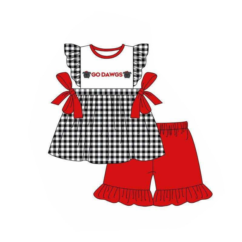Toddle baby girls team design outfit