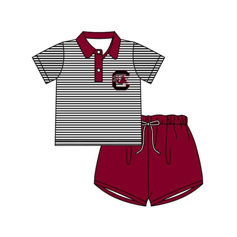 baby boy South Carolina team design outfit.