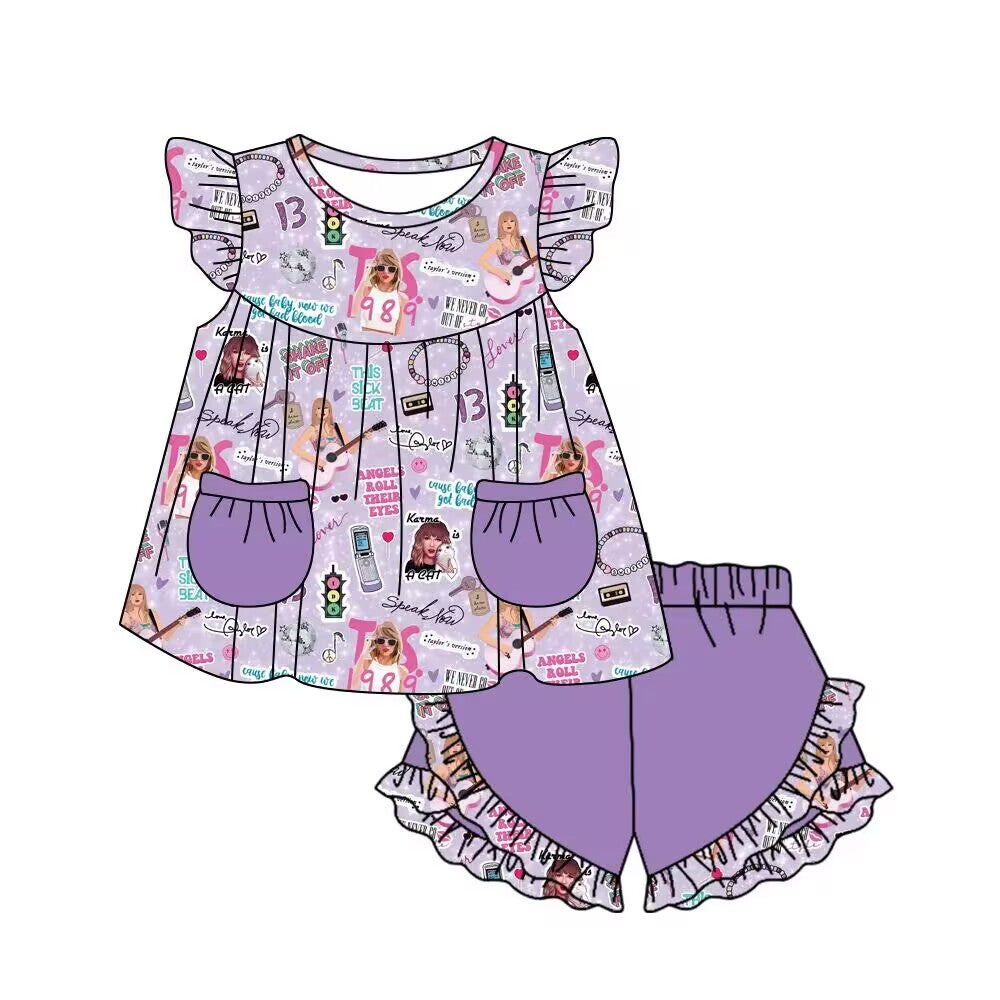 baby girls wholesale boutique summer outfit