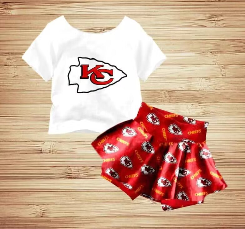 baby girl team design outfit