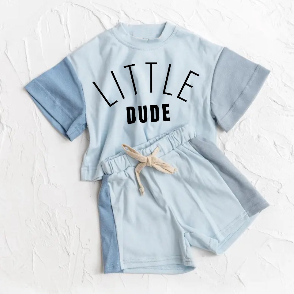 Little dude summer fashion clothes