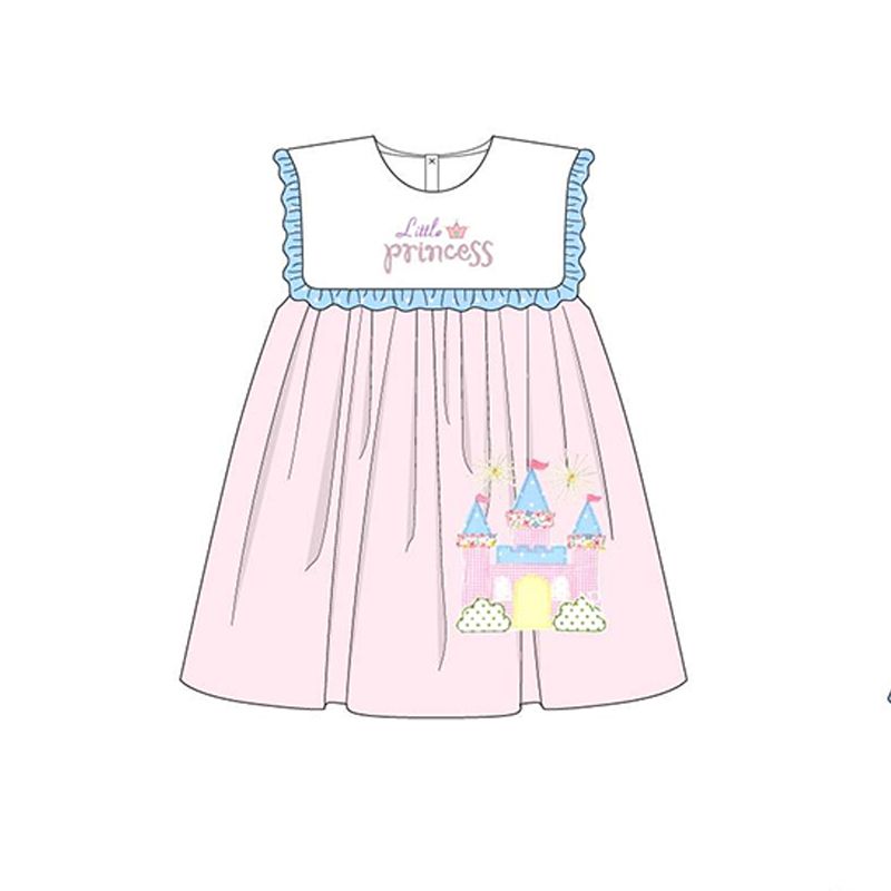 baby girl little princess castle dress