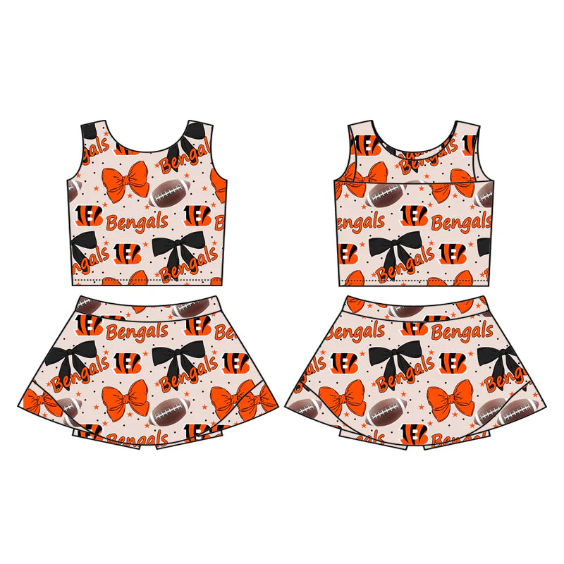 Baby girls custom team cheer outfit add shorts