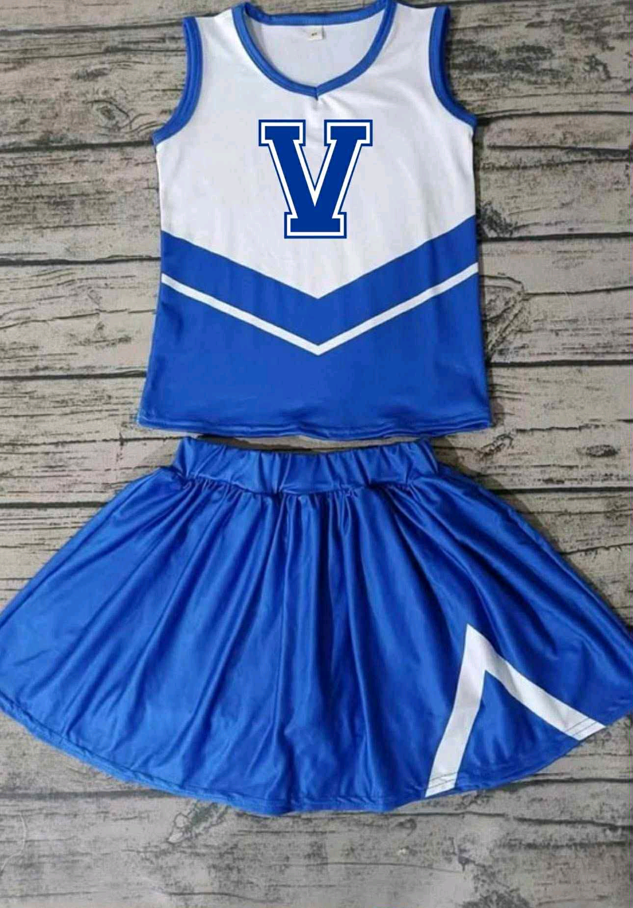 toddle girls cheer team skirt set