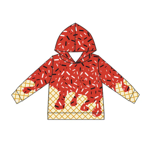 baby boy custom team design hoodie top