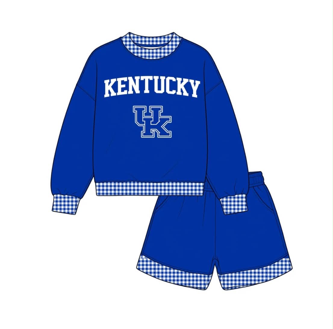 Adult women kentucky team yoga design short sleeve outfit