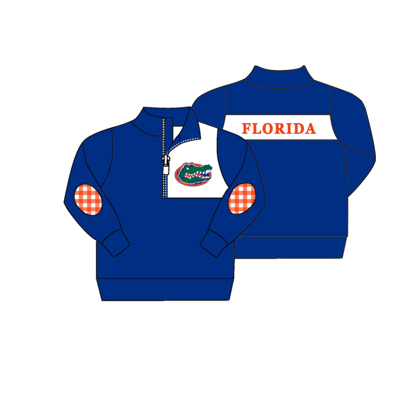 baby boy crocodile team design pullover