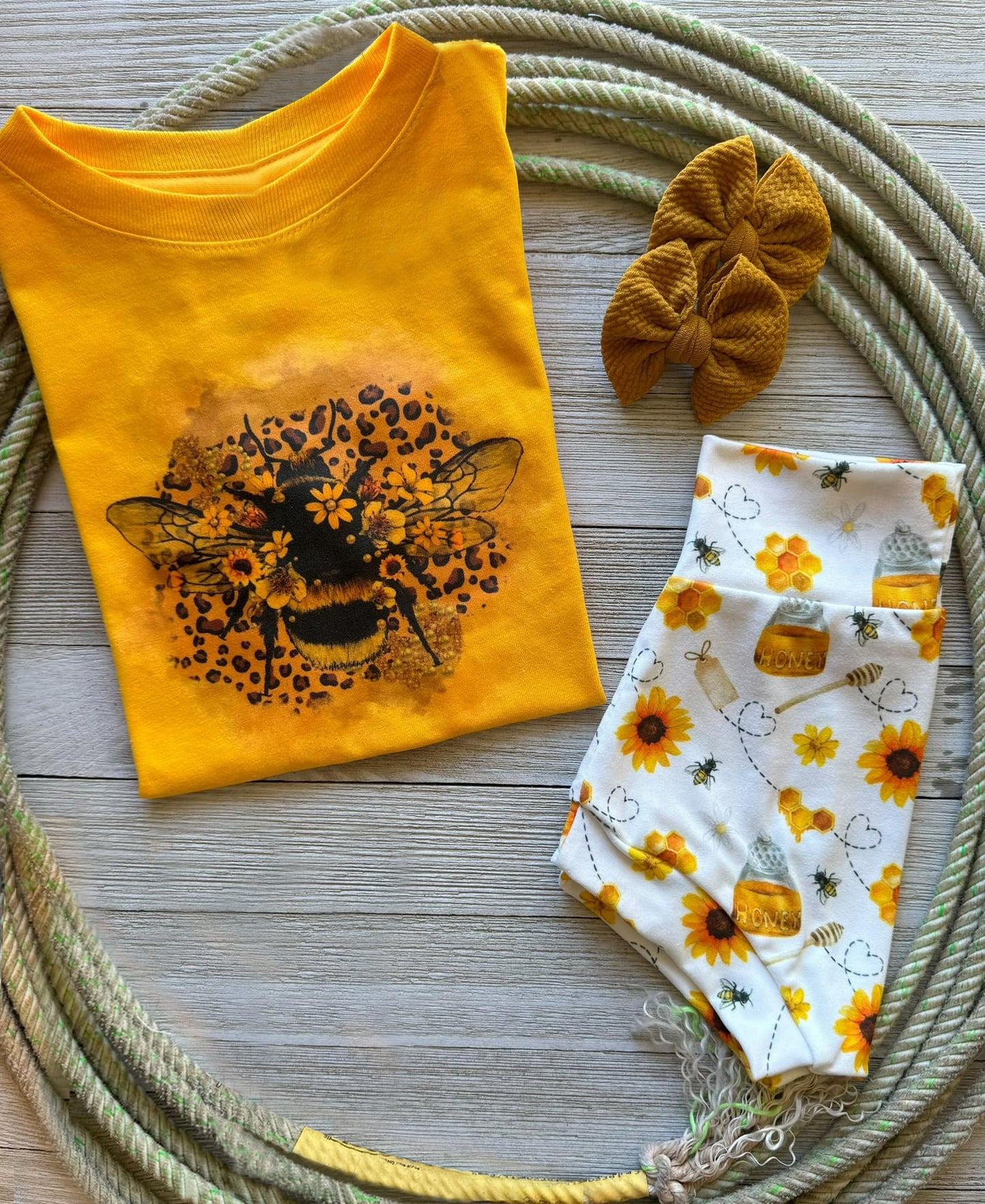 infant toddle girls bee design bummie set