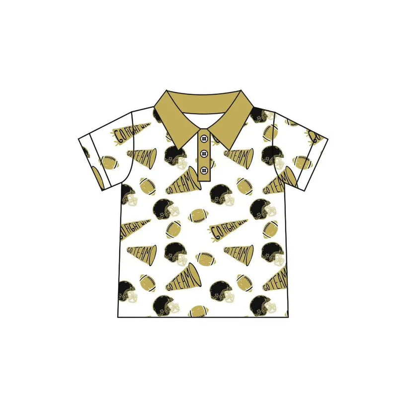 Kids baby custom team short sleeve polo shirt
