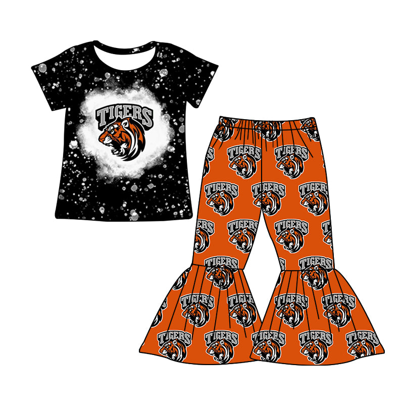 Toddle baby girls custom team short sleeve outfit