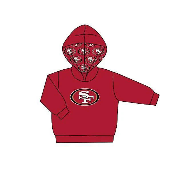 baby boy custom team design hoodie top