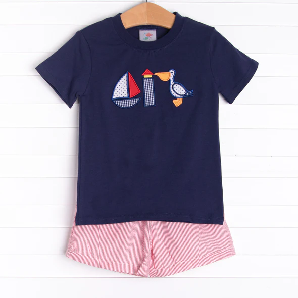 baby boy sailboat summer clothes