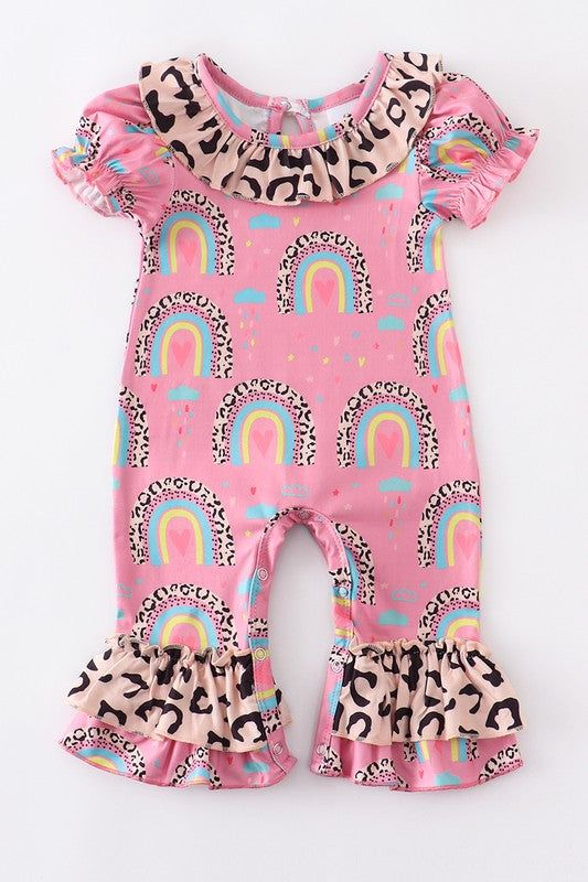 toddle girls rainbow romper