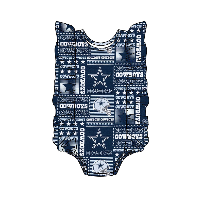 toddle girls team design romper