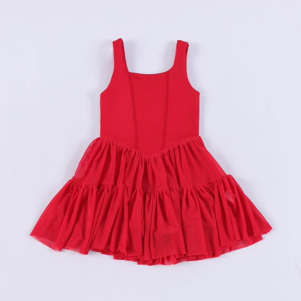 toddle girls red color dress