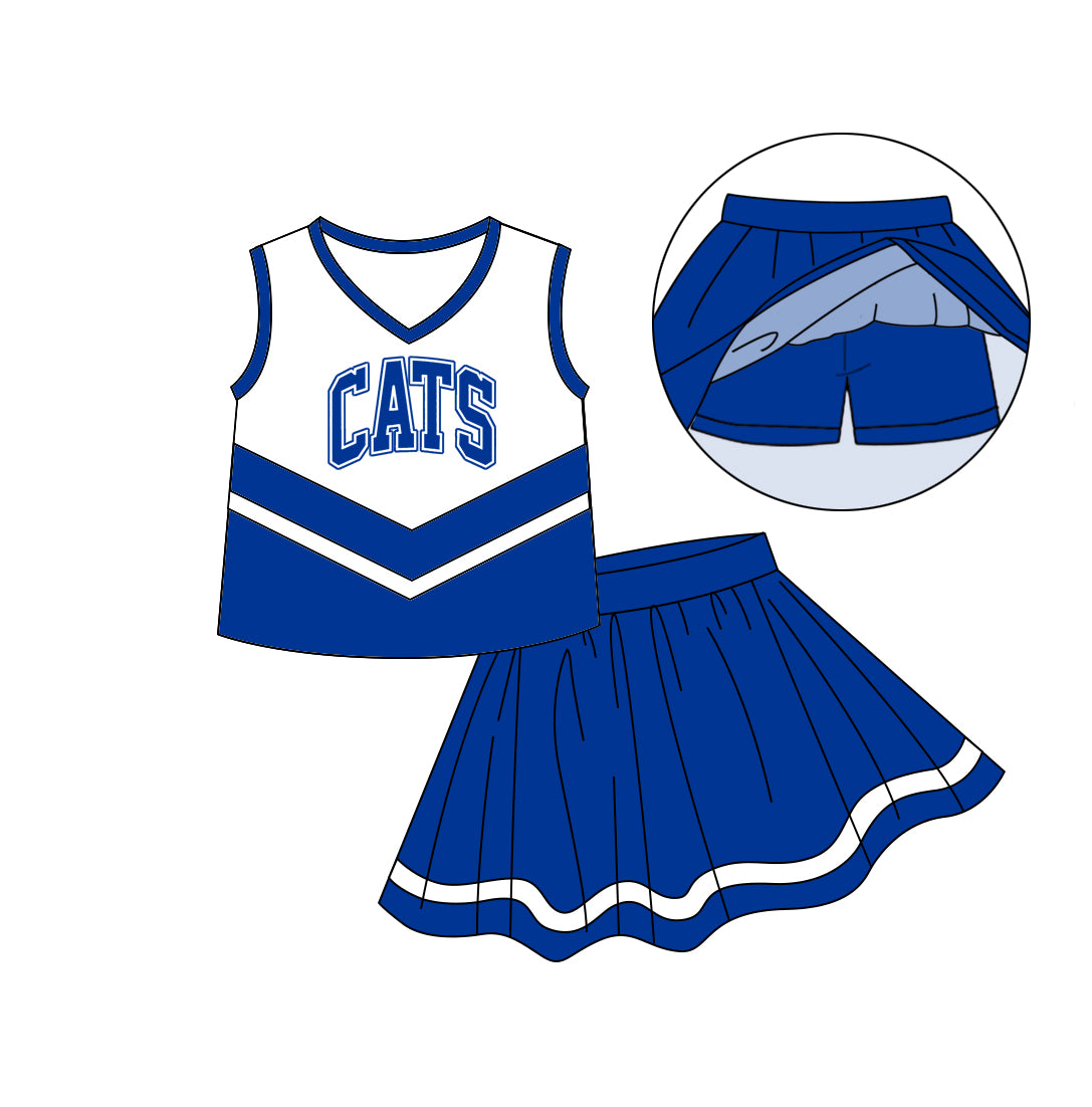 baby girls cheer skirt outfit add liner shorts