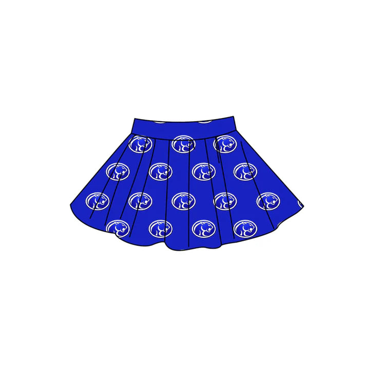 Adult custom team print summer skorts add shorts inside