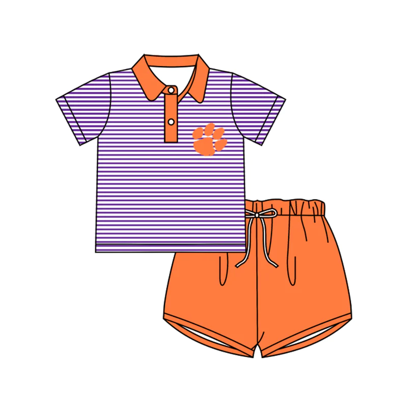 baby boy team design outfit.