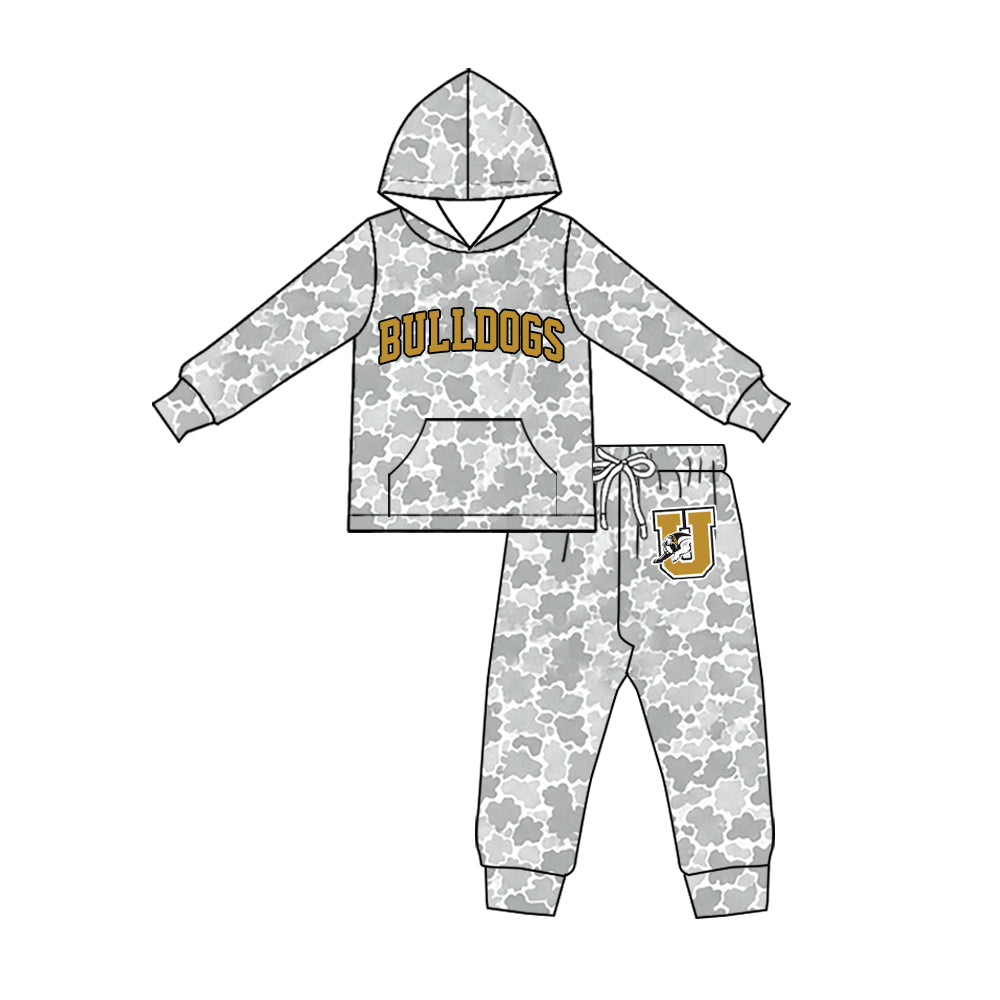 Baby boy custom team cheer design hoodie set