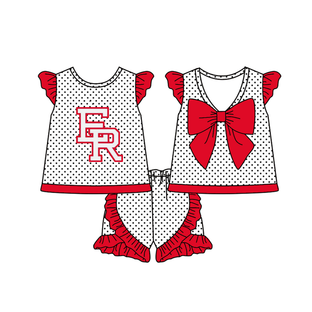 baby girls custom design outfit