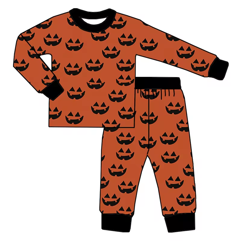 kids long sleeve halloween ghost pumpkin clothes