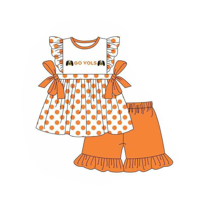 Toddle baby girls team design outfit
