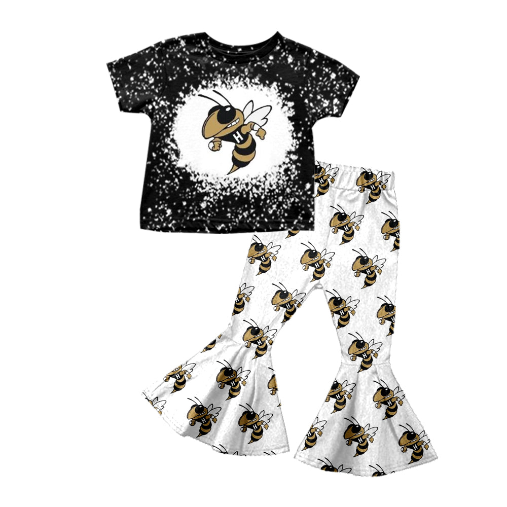 baby girls bee team design outfit