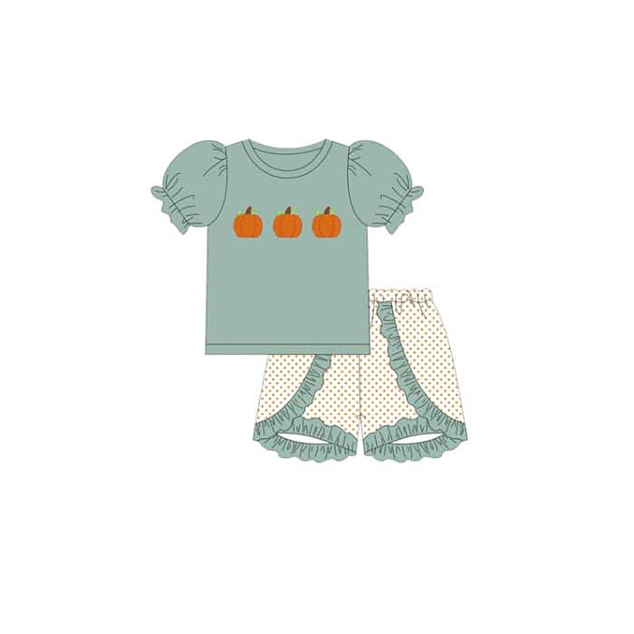 baby girls three pumpkin fall clothes