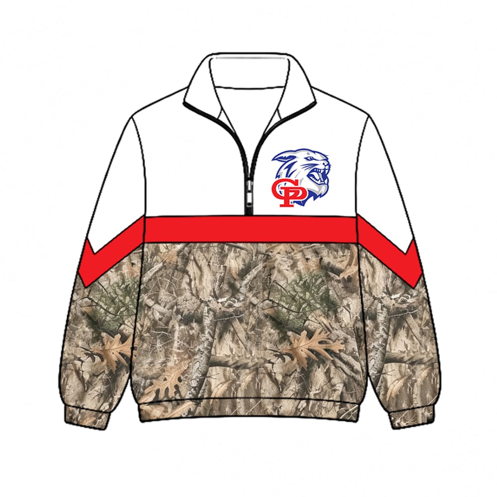 Kids team style long sleeve pullover top