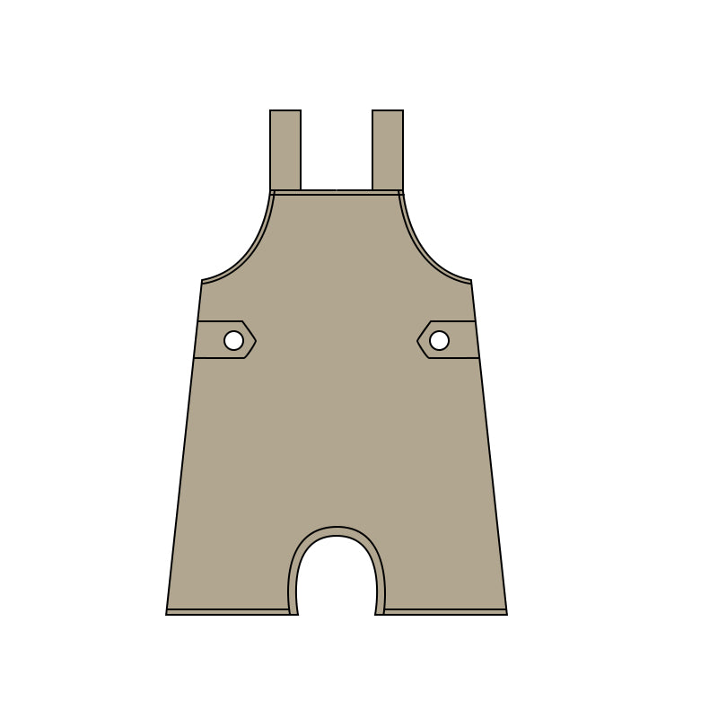 toddle boy khaki romper