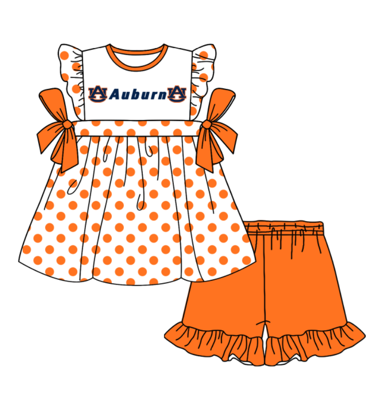 baby girl custom team summer clothes