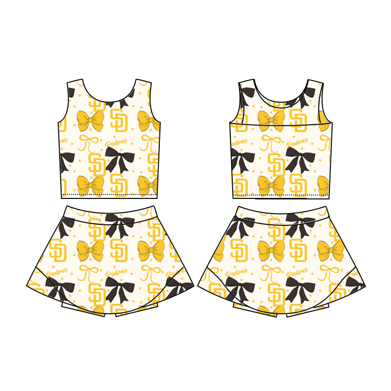 toddle girls custom team skirt dress swim fabrics