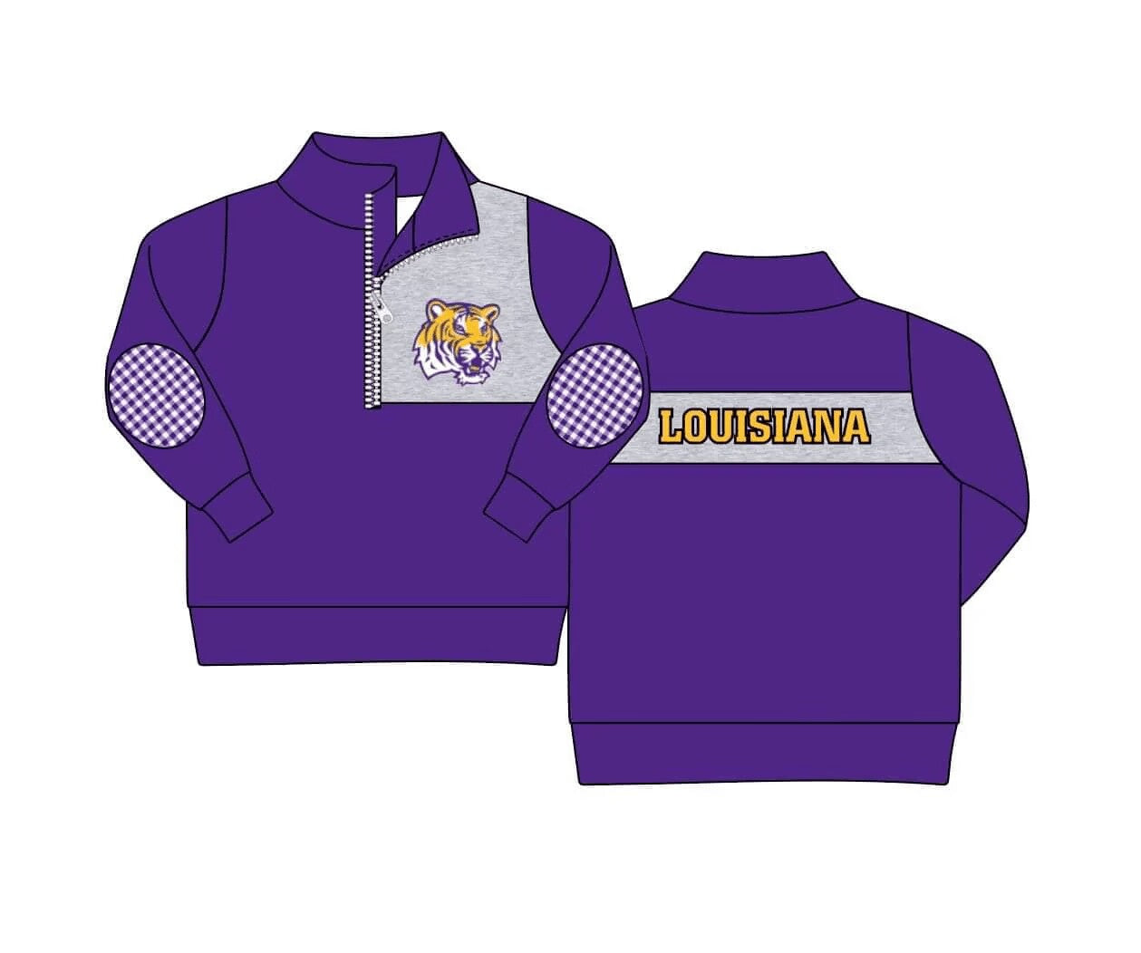 baby boy long sleeve football team pullover