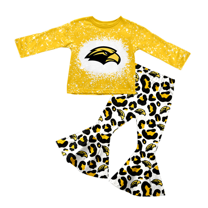 baby girls long sleeve teams pants outfit