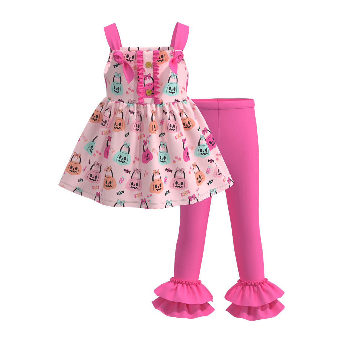 baby girl Halloween pumpkin outfit