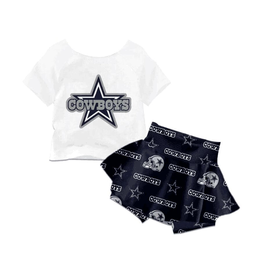 baby girl team design outfit.