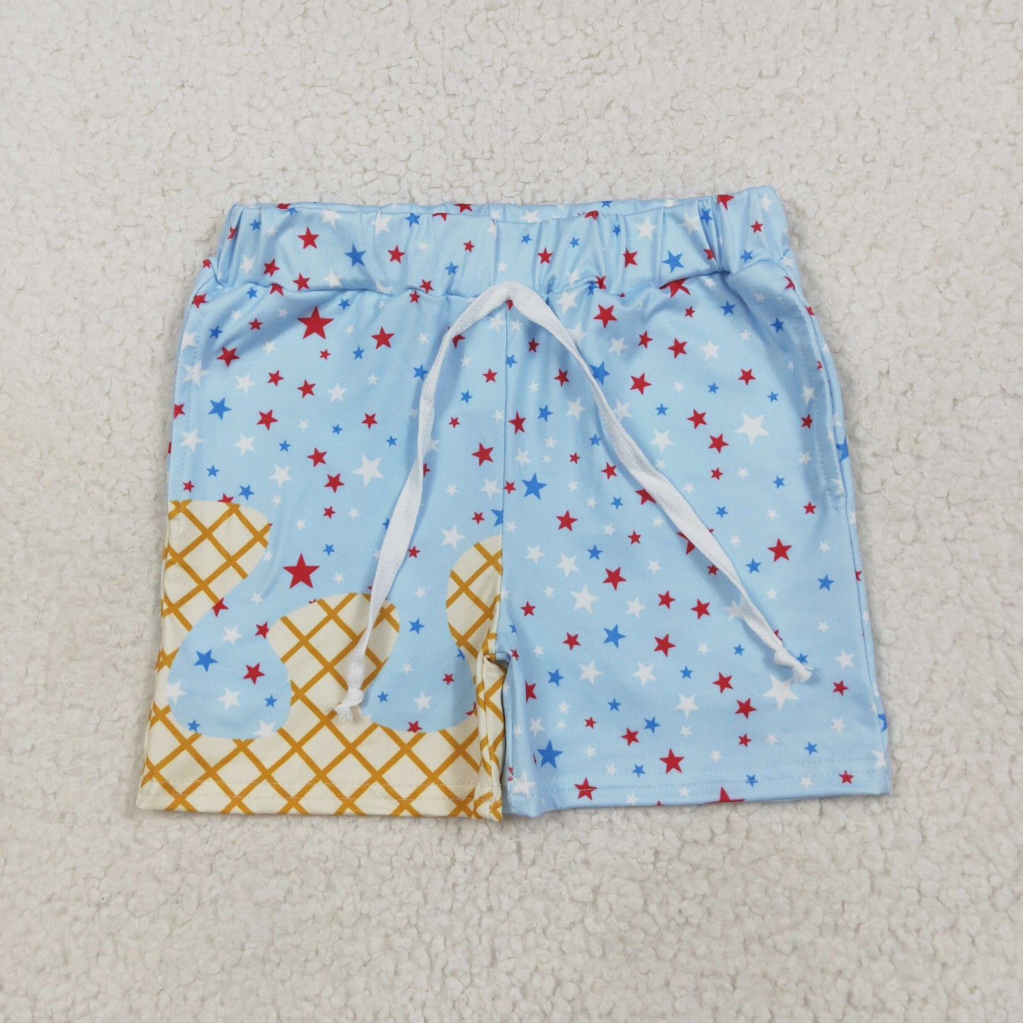 Toddle baby July 4th star design shorts