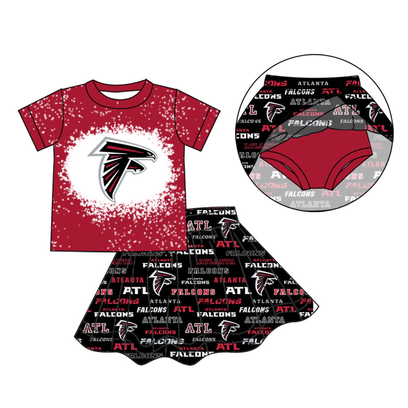 baby girls cheer skirt outfit