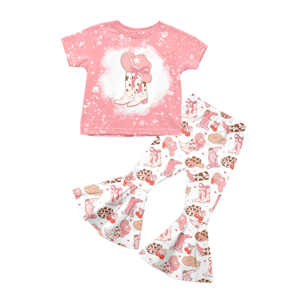 cowgirl western boots clothing set