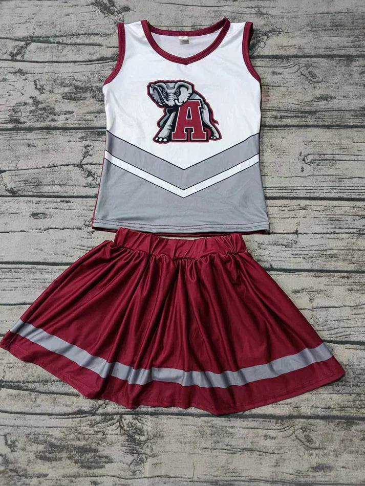 Baby girls custom team cheer outfit add shorts