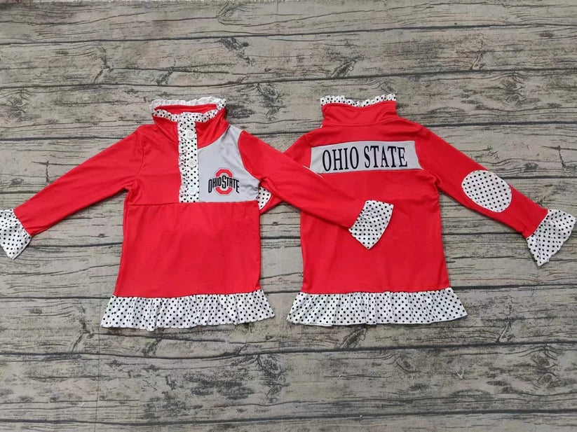 Kids custom team long sleeve pullover