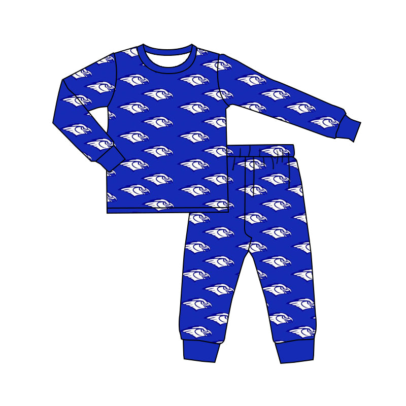 baby boy college team long sleeve top matching pants outfit