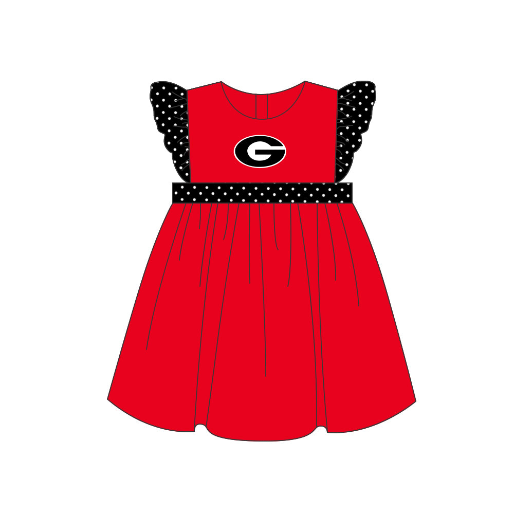 Baby girl custom team colleague dress