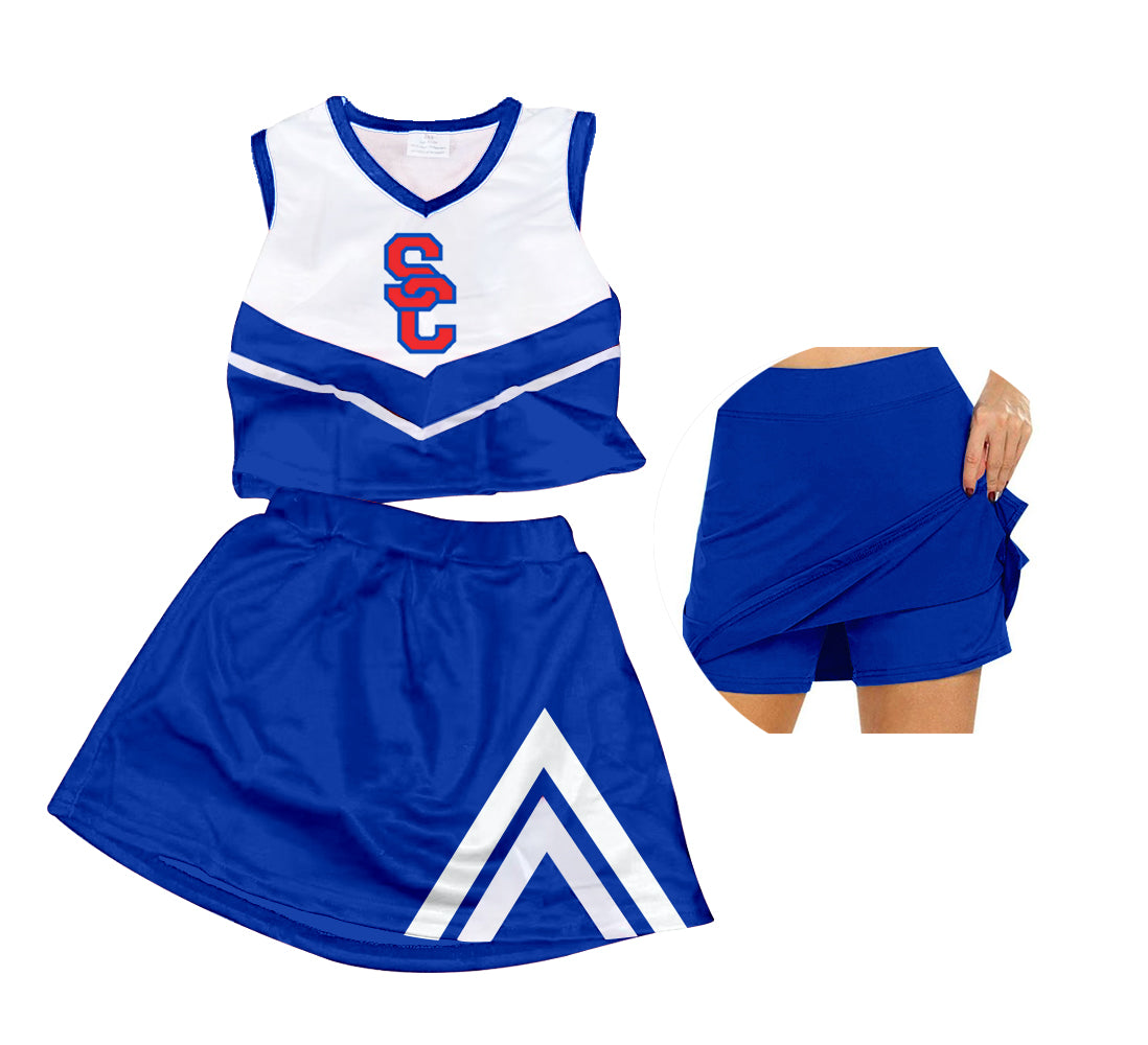 baby girls team cheer skirt outfit