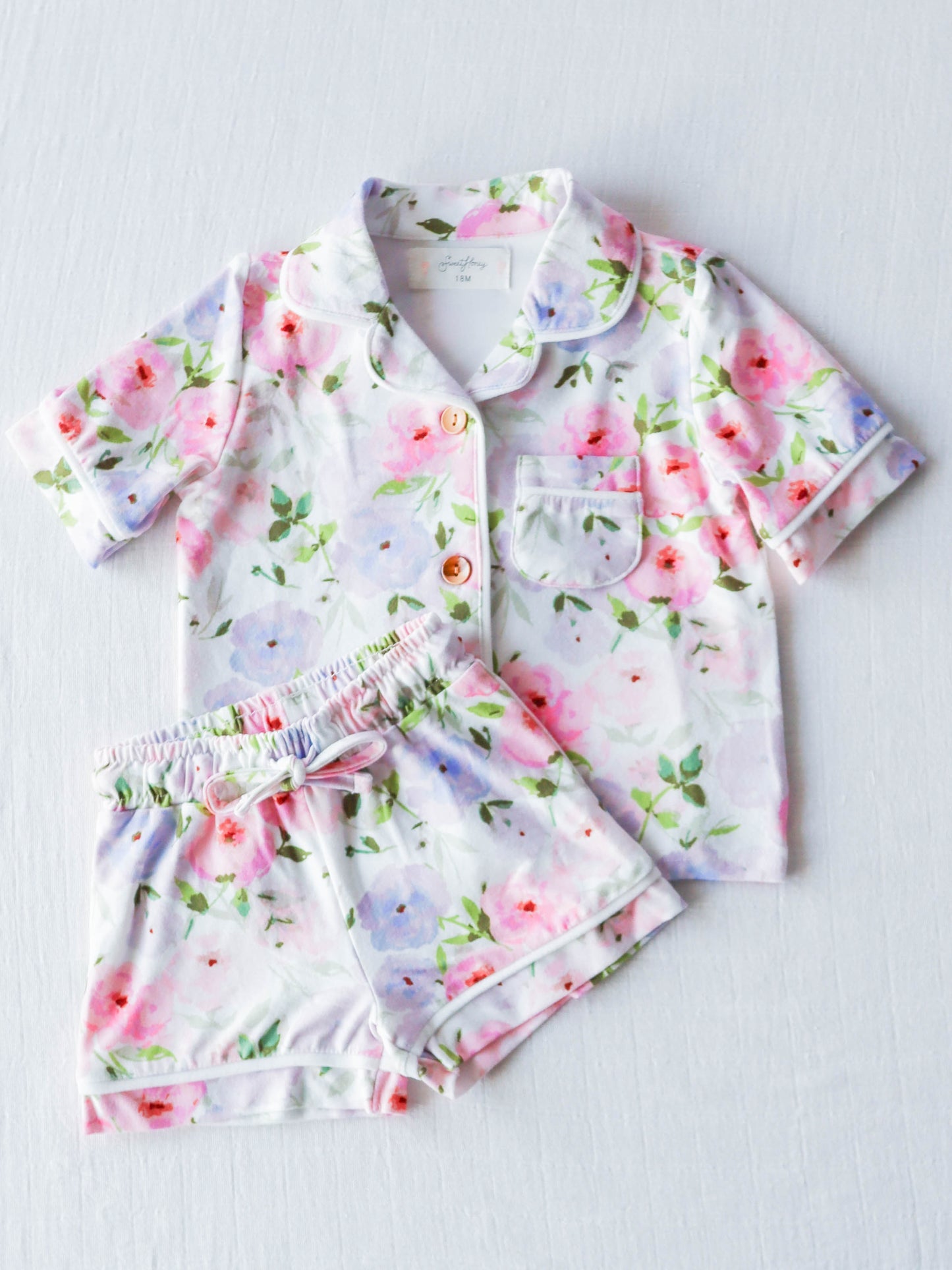 Sweetheart Pyjama Set Baby Pink
