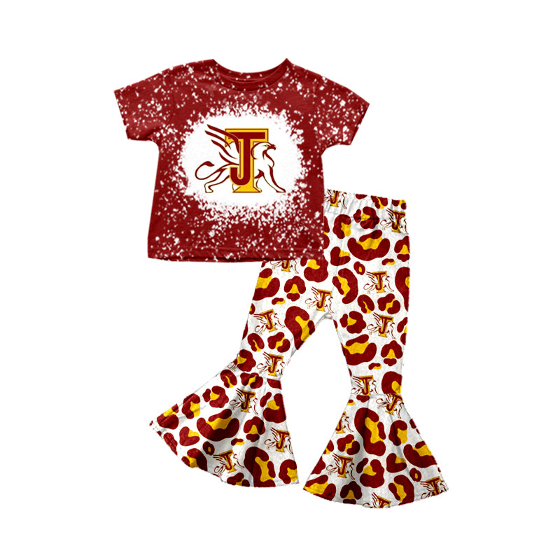 baby girls school clothes bell bottoms outfit